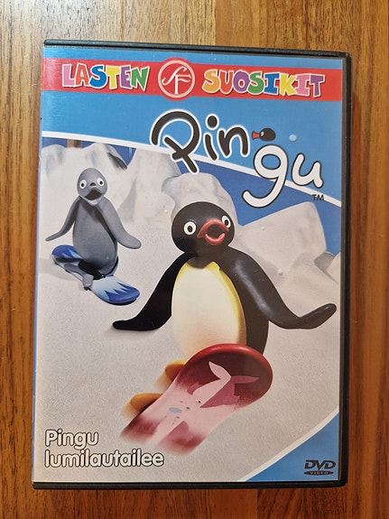 Pingu lumilautailee DVD