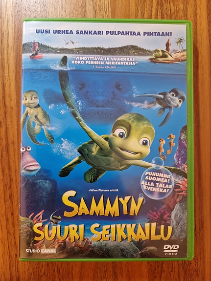 Sammyn suuri seikkailu DVD – puhuttu suomeksi