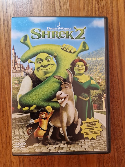 Shrek 2 DVD – puhuttu suomeksi