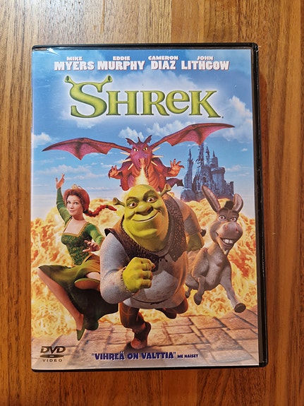 Shrek DVD – puhuttu suomeksi