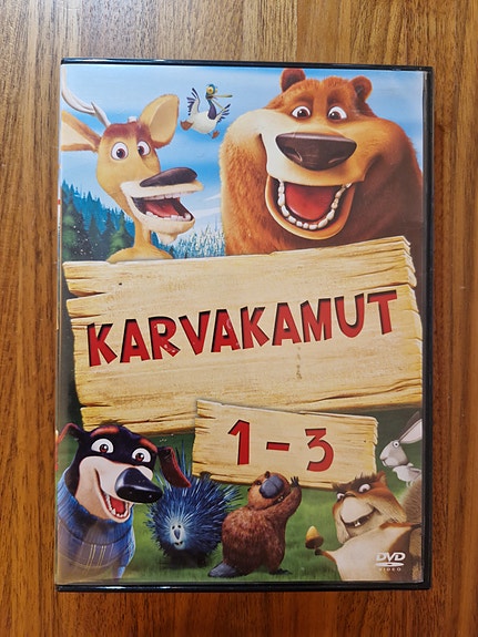 Karvakamut 1–3 DVD boxset – 3 elokuvaa, puhuttu suomeksi