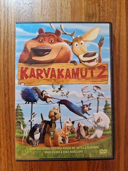 Karvakamut 2 DVD (Open Season 2) – puhuttu suomeksi