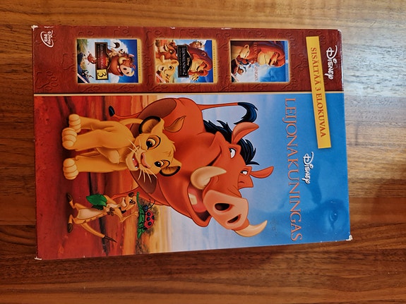 Leijonakuningas 1–3 DVD boxset (Disney) – puhuttu suomeksi