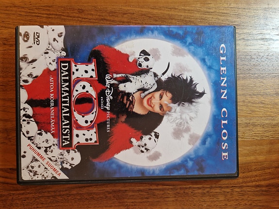 101 dalmatialaista DVD (1996, live-action) – puhuttu suomeksi
