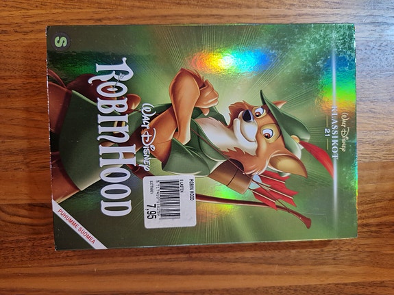 Robin Hood DVD (Disney Klassikot 21) – puhuttu suomeksi