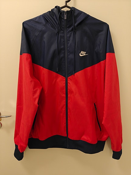 Nike takki M punainen/tummansininen miehille