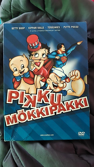 Pikku mökkipakki DVD-boksi (Betty Boop, Kippari Kalle, Teräsmies, Putte Possu)