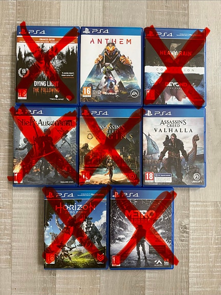 PS4 pelejä
