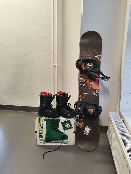Rossignol Lumilauta + Nidecker siteet + kengät (koko 42) – valmis paketti
