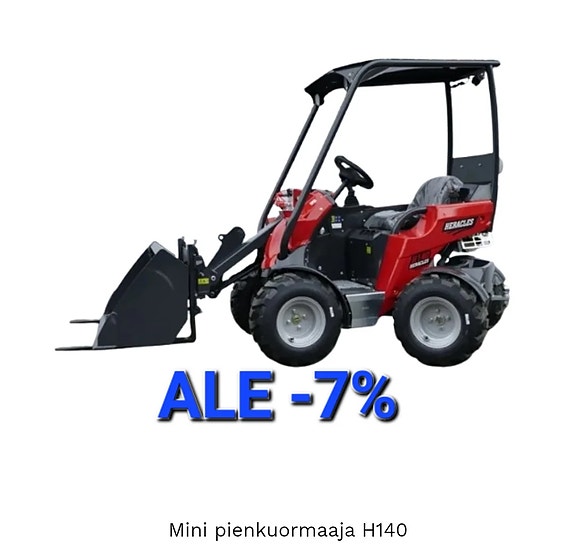 Mini pienkuormaaja  4x4