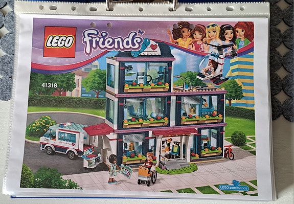 LEGO Friends sairaala(41318) setin ohjeet