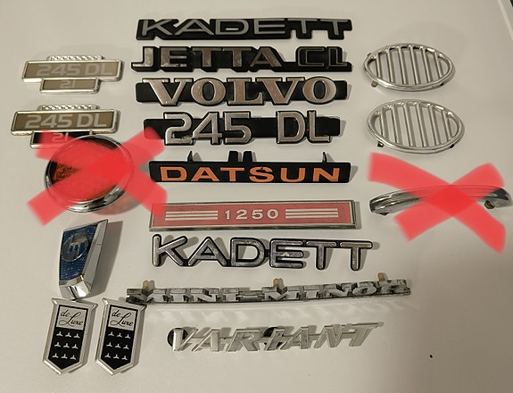 Vanhojen autojen merkkejä