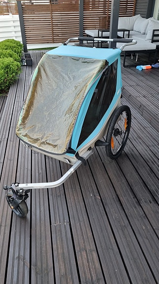 Thule polkupyörän peräkärry, sininen