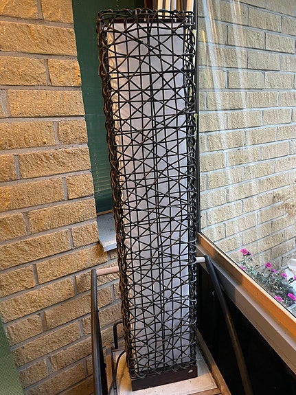 Lamppu valaisin polyrottinki ulkokäyttöön ulos ulkovalo