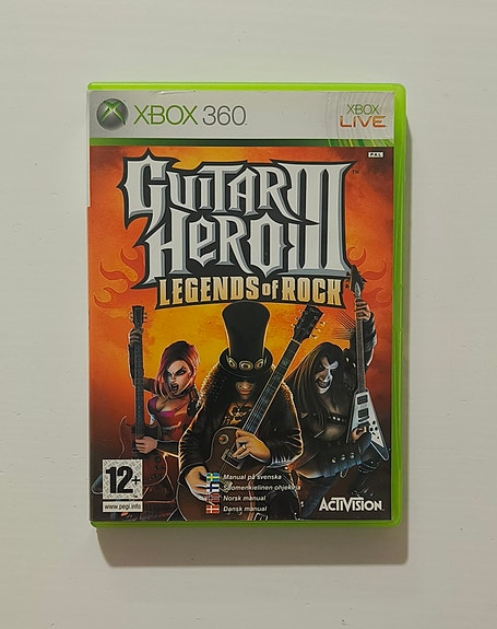 Guitar Hero III Legends of Rock, Xbox 360