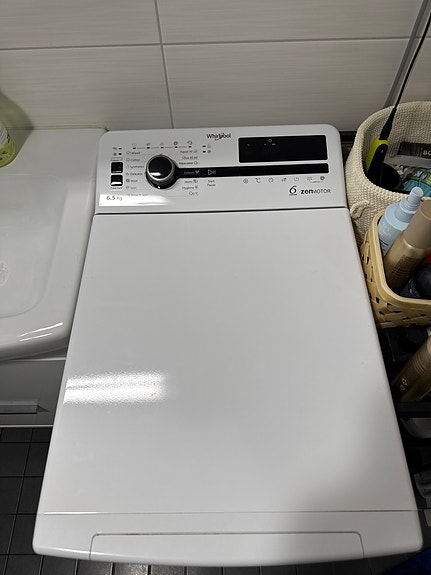 Whirlpool 6th Sense Zen 6,5 kg päältä täytettävä pyykinpesukone