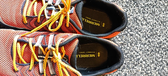 Merrell juoksukengät/kävely kengät koko 47 oranssi