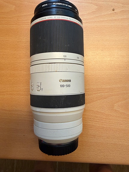Canon RF 100-500mm teleobjektiivi