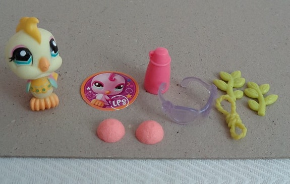 Littlest Pet Shop Lintu + tavarat