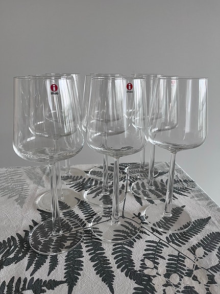 Iittala punaviinilasit