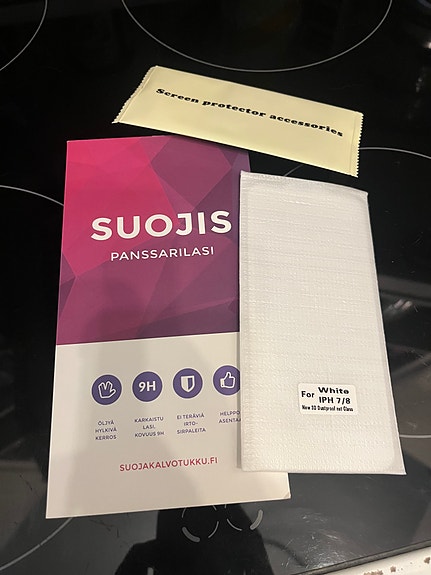 Panssarilasi iPhone 7/8 (valkoinen) uusi