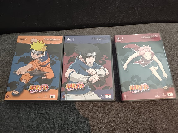 NARUTO DVDセット Naruto 1,2 ja 3 original uncut dvdt | Tori
