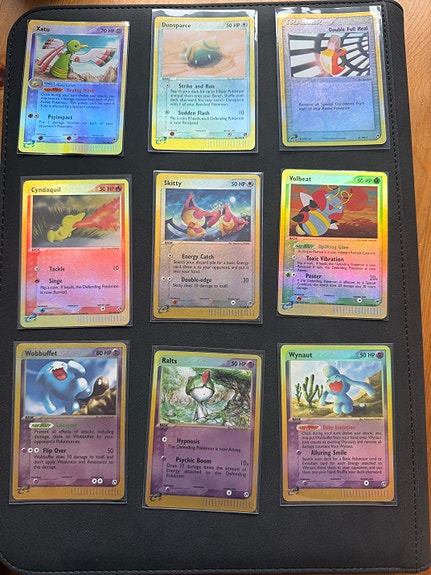 Pokemon-kortteja - EX era reverse holoja
