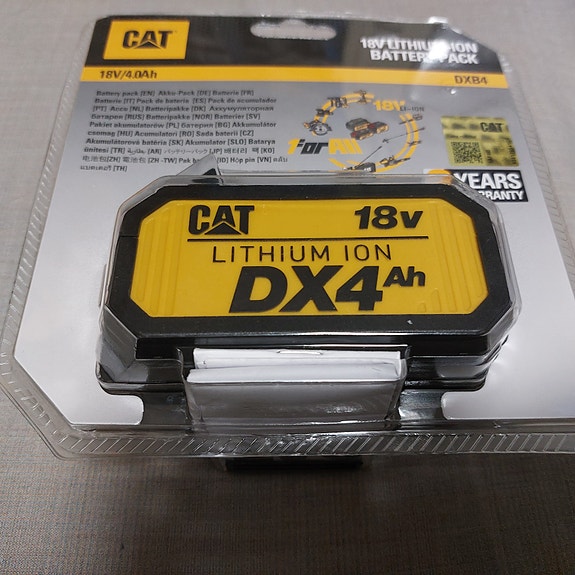 CAT Akku 18V 4,0Ah DXB4

CATERPILLAR, uusi