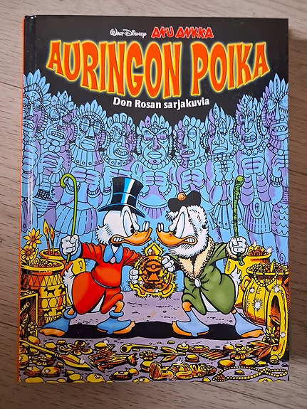 Aku Ankka Auringon poika Don Rosan sarjakuvakirja kovakantinen