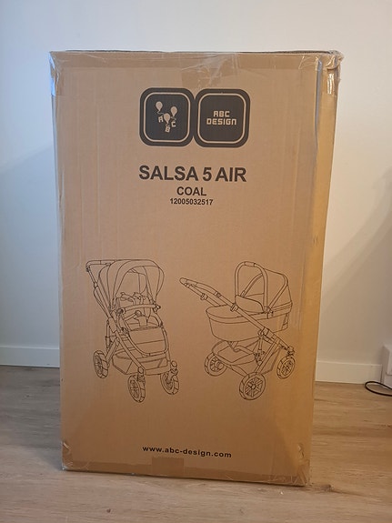 ABC Design Salsa 5 Air yhdistelmävaunut coal