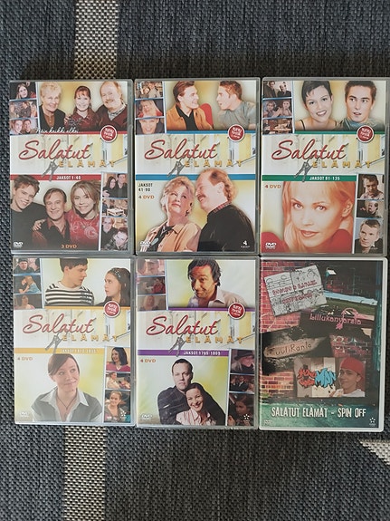 Salatut elämät DVD-boksit kokoelma