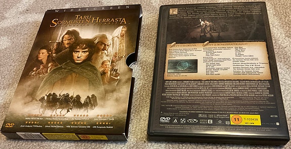 Taru Sormusten Herrasta Sormuksen Ritarit ( 2 x DVD julkaisu )