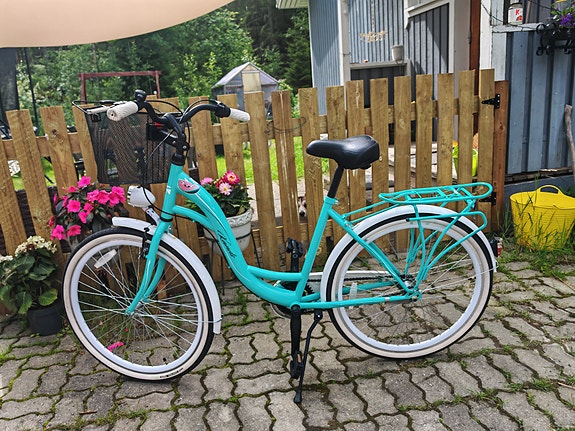 Turkoosi Kands 3-vaihteinen 26" pyörä
