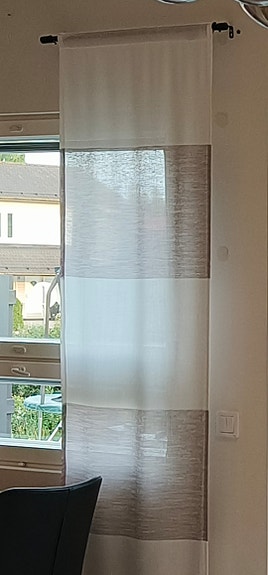 Vallilan verho valkoinen/beige
