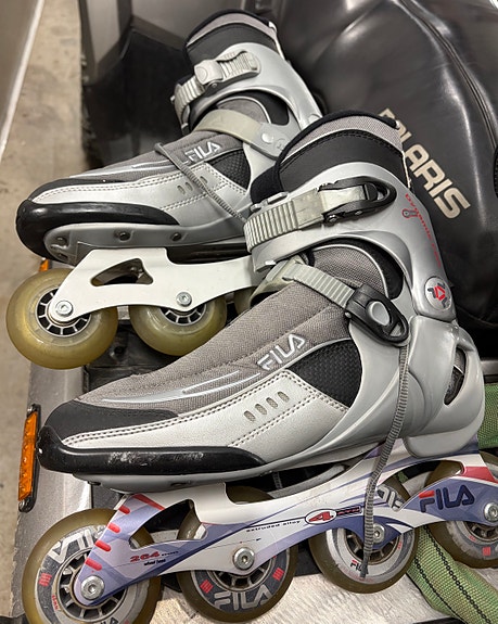 Fila rullaluistimet koko 43,5 harmaa