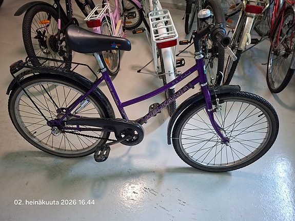 Helkama lasten polkupyörä 22" violetti