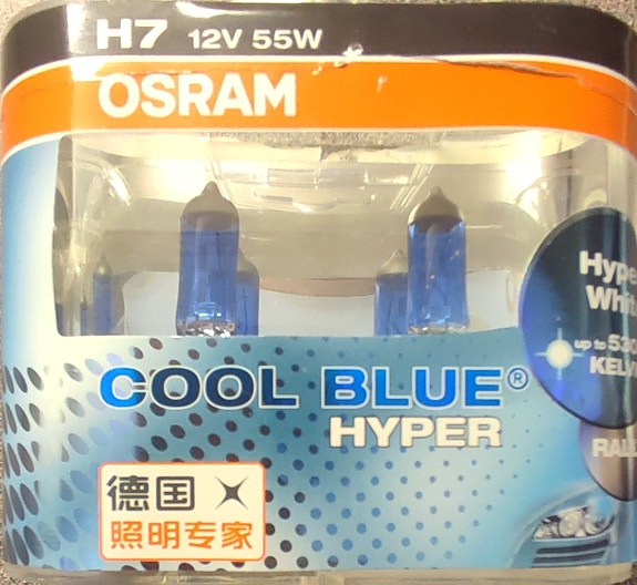 Osram Cool Blue Hyper H7 12V 55W ajovalopolttimot