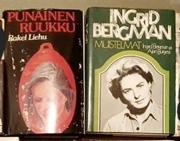 14 kpl kirjapaketti biografia ym. Utrio, G. García Márquez, Ingrid Bergman