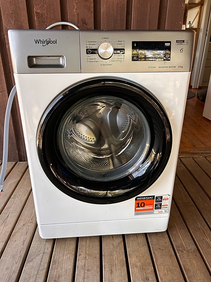 Whirlpool-pyykinpesukone, 9 kg
