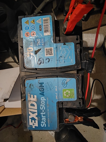 Exide AGM akku 72ah start & stop