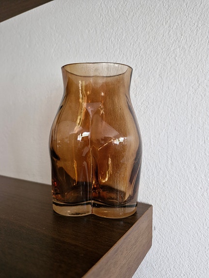 Ruskea lasimaljakko