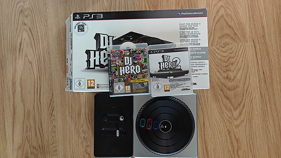 DJ Hero ohjain ja pelit (EI DONGLEA)