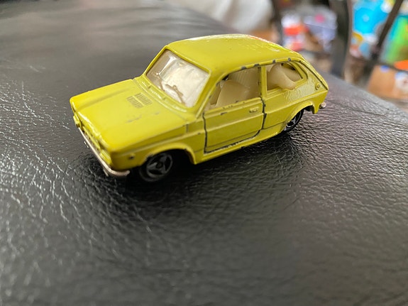Majorette Fiat 127 keltainen pienoismalli