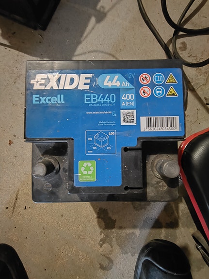 Exide Excell EB440 44ah akku