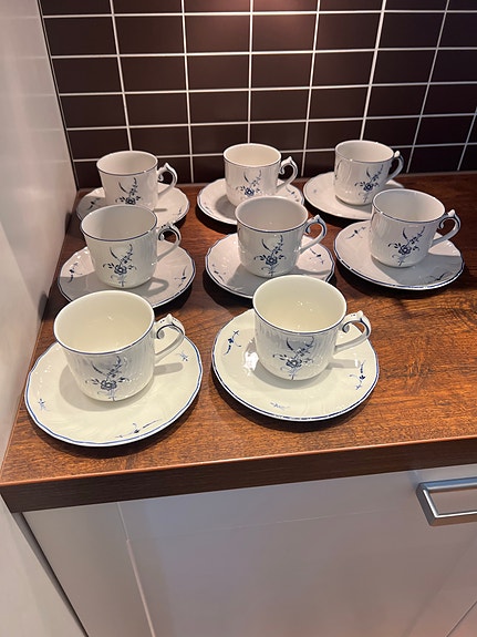 Villeroy & Boch Old Luxemburg kahvikupit ja lautaset