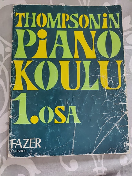 Myydään Thompsonin pianokoulu 1. osa oppikirja