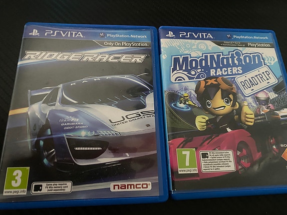 PS Vita pelit - Ridgeracer ja Modnation Racers
