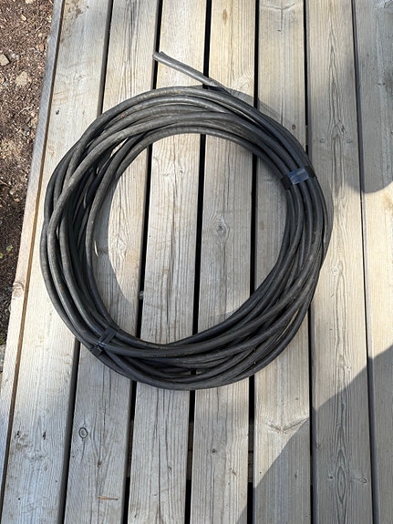 50 mm² kuparikaapeli musta