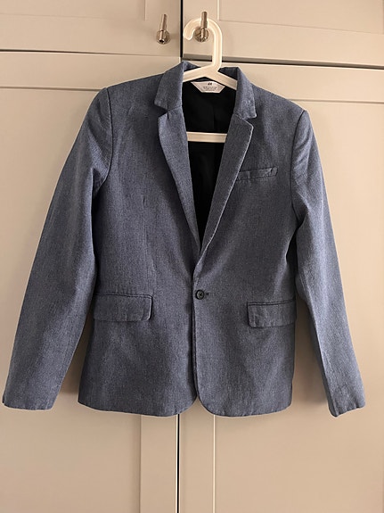 H&M poikien sininen puku 158
