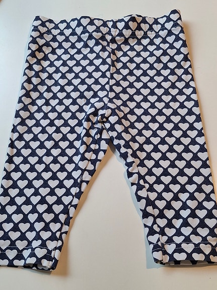 Seppälä Baby sydänkuvioiset leggingsit koko 56 sininen tytöt